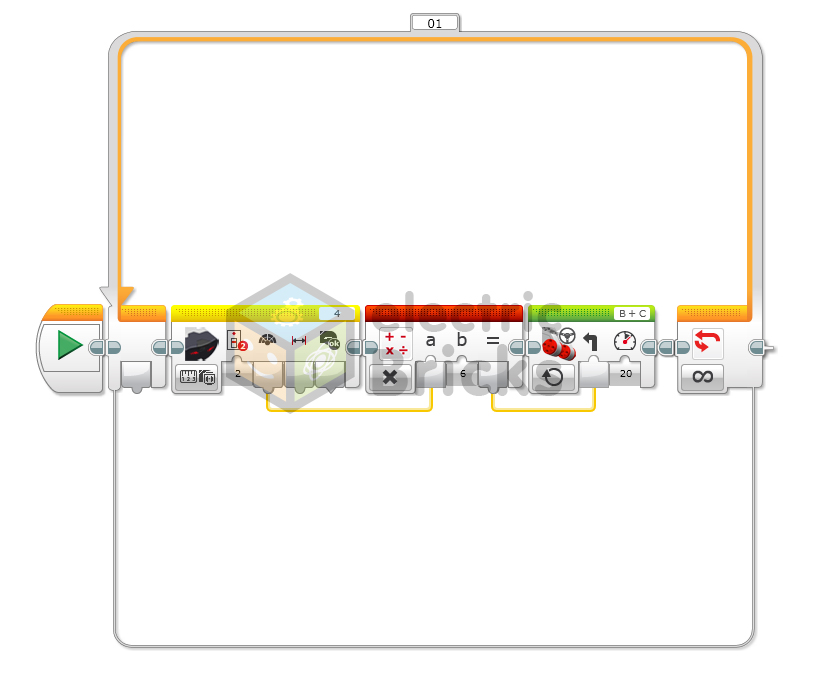 Vehículos de Braitenberg EV3 electricBricks